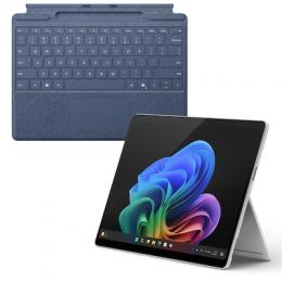 Microsoft Surface Pro Copilot+ PC 16GB - 512GB - X Plus inkl. Pro Keyboard mit Stiftaufbewahrung sapphire - 13