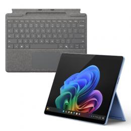 Microsoft Surface Pro OLED Copilot+ PC - 16GB - 1TB - X Elite inkl. Pro Keyboard mit Stiftaufbewahrung platin - 16 GB - 1TB - sapphire - ohne Netzteil