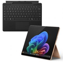 Microsoft Surface Pro OLED Copilot+ PC - 16GB - 1TB - X Elite inkl. Pro Keyboard mit Stiftaufbewahrung schwarz - 16GB - 1TB - sand - ohne Netzteil