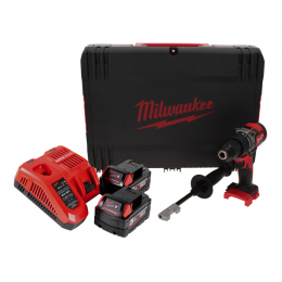 Milwaukee M18 BLPD2-502X Akku Schlagbohrschrauber 18 V 82 Nm Brushless + 2x Akku 5,0 Ah + Ladegerät + HD Box ( 4933464517 )