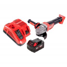 Milwaukee M18 CAG 115 XPDB Akku Winkelschleifer 18 V 115 mm Brushless + 1x Akku 6,0 Ah + Ladegerät