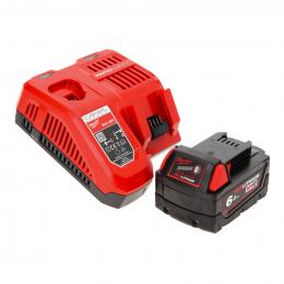 Milwaukee M18 FPD2-601FC TX Akku Schlagbohrschrauber 18 V 135 Nm Brushless + 1x Akku 6,0 Ah + Ladegerät + Gliedermaßstab + TX Koffer