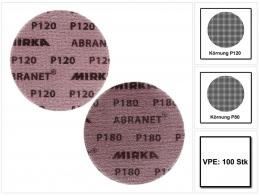 Mirka ABRANET Schleifscheiben Set Grip 150mm P180 50 Stk. + P120 50 Stk.