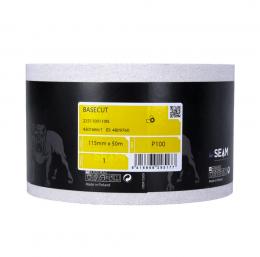 Mirka BASECUT Schleifpapier 115 mm x 50 m P100 4x Schleifrolle ( 4x 2251100110N ) Universal Schleifpapier 