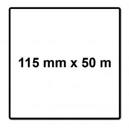 Mirka BASECUT Schleifpapier 115 mm x 50 m P80 4x Schleifrolle ( 4x 2251100180N ) Universal Schleifpapier 
