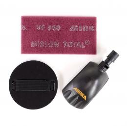 Mirka Schleif Solution Case Set für DEROS + Roundy Handblock + 40x ABRANET Schleifscheiben 150mm