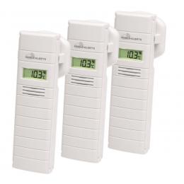 Mobile Alerts 3er Set Temperatur-/Luftfeuchtigkeitssensor MA10200 mit LC-Display