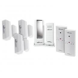 Mobile Alerts Sicherheits-Set 1x Gateway, 1x Temperatursensor, 3x Fensterkontakt, 2x Alarmgeber