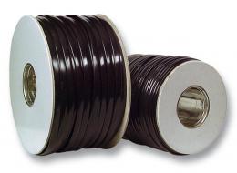 Modular-Flachkabel 4-adrig schwarz,  500m, Trommel