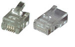 Modular-Stecker RJ10 UTP, E-MO 4/4 SF, 100 Stck