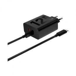 Motorola 125W-TurboPower Duo-Ladegerät Bis zu 125W USB-PD 3.0-Schnellladung, GaN-Technologie, USB-C- zu USB-C-Ladekabel im Lieferumfang enthalten