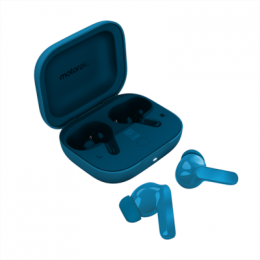 Motorola moto buds bass Blue Jewel