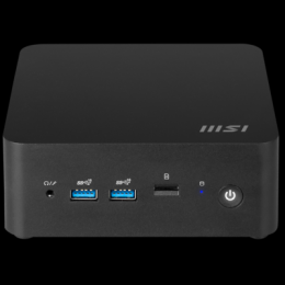MSI Barebone Cubi NUC 1MG-008BDE Intel Core 5 120U, Intel Grafik, 2x DDR5 SO-DIMM, 1x M.2, WIFI6E, BT 5.3, oOS