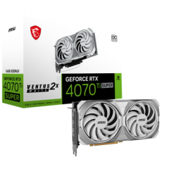 MSI GeForce RTX 4070 Ti Super 16G VENTUS 2X WHITE OC - 16GB GDDR6X, 1x HDMI, 3x DP