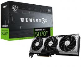 MSI GeForce RTX 5070 Ti 16G VENTUS 3X OC - 16GB GDDR7, HDMI, 3x DP