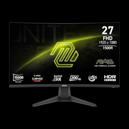 MSI MAG 276CFDE E20 Gaming Monitor - 200Hz, 0,5m GtG B-Ware Rapid Curved VA-Panel