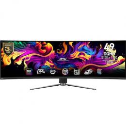 MSI MPG 491CQPDE QD-OLED Gaming Monitor - 144Hz, 0,03ms GTG MSI OLED Care 2.0, HDMI 2.1 mit 48Gbps Bandbreite, VRR und ALLM Unte
