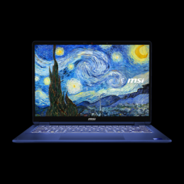 MSI Prestige 14 Flip AI+ Vincent van Gogh - The Starry Night - 14