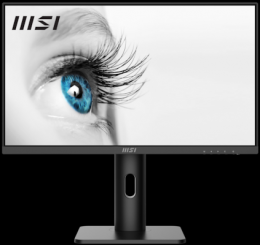 MSI PRO MP243XPDE Business Monitor - IPS Panel, 100Hz, Weiß Höhenverstellung, HDMI/DP 4ms Pivot
