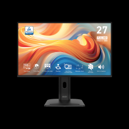 MSI PRO MP275PG E14 Business Monitor - IPS Panel, 144Hz Höhenverstellbar (130mm), EPEAT Silver, Energy Star