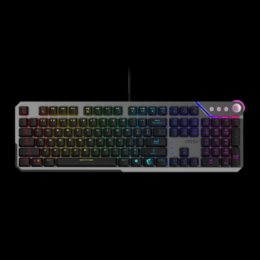 MSI STRIKE 600 Silent Gaming Tastatur mechanische Gaming Tastatur mit Kailh Midnight Pro Switches und RGB-Beleuchtung