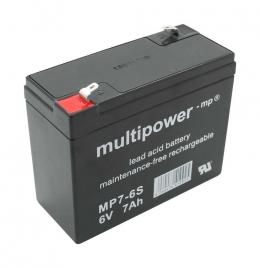 Multipower Blei Gel Akku MP7-6S Elektronen-Blitzleuchte Horizont Euro-Blitz Euro-Synchron