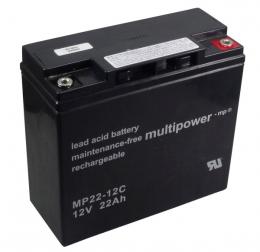 Multipower MP22-12C für CaddyOne 200 300 500 600 Xupai 6-DZM-20 B.B. Battery ...
