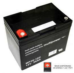 Multipower MP36-12C für E-Rollstuhl Ortopedis Compact 920 N 36 Shoprider TE 778 TE-888 NR U1-36NE