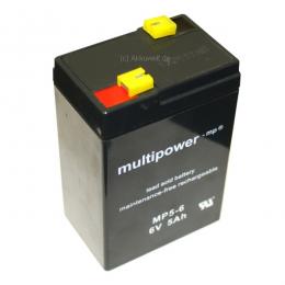 Multipower MP4.5-6 Blei Gel Akku Bgl. PEG PEREGO 4.5-6 SMOBY PS-640 PS640 RS-...