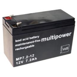 Multipower MP7.2-12 PB Bleigel Akku für Gardena -Rasenmäher RM 380 RM 380