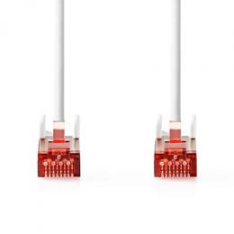 Nedis CAT6-Netzwerkkabel | RJ45 Stecker | RJ45 Stecker - S/FTP | 3.00 m | Innenbereich | Rund | LSZH | Weiss | Box