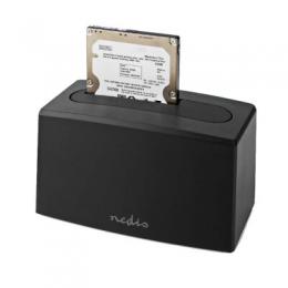 Nedis Festplatten-Dockingstation 1 Festplatte - USB 3.2 Gen1, USB Type-A, 2.5 / 3.5 