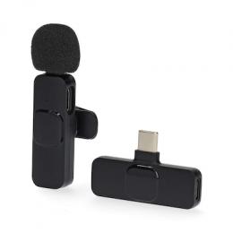 Nedis Mikrofon Vorrichtung: Notebook / Smartphone / Tablet | USB Type-C™ / Wireless | USB-C™ Female | Ein-/Ausschalter