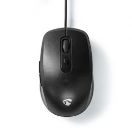 Nedis Mouse Verdrahtet | 1200 / 1800 / 2400 / 3600 dpi | Einstellbar DPI | Anzahl Knöpfe: 6 | Rechtshändig