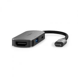 Nedis USB Multi-Port-Adapter USB 3.2 Gen 1 - USB-C™ Stecker, HDMI™ Ausgang, USB-A Buchse, USB-C™ Buchse