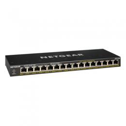 NETGEAR GS316P SOHO Unmanaged Switch [16x Gigabit Ethernet PoE+, 115W]