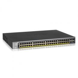 Netgear GS752TPP 48 Port Gigabit Switch (1000 Mbit/s, managed, VLAN Support, an Rack montierbar)