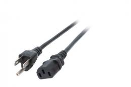 Netzleitung Japan Typ B - C13 180 , schwarz, 1.8 m, VCTF 3 x 0.75 mm