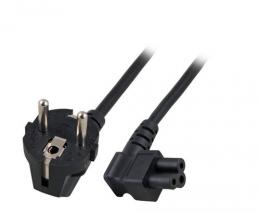 Netzleitung Schutzkontakt 90 - C5 90, schwarz, 3,0 m, 3 x 0,75 mm