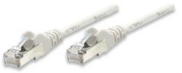 Netzwerkkabel, Cat5e, SF/UTP INTELLINET CCA, Cat5e-kompatibel, RJ45-Stecker/RJ45-Stecker, 0,5 m, grau