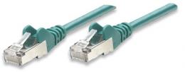 Netzwerkkabel, Cat5e, SF/UTP INTELLINET CCA, Cat5e-kompatibel, RJ45-Stecker/RJ45-Stecker, 20 m, grn