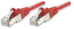 Netzwerkkabel, Cat5e, SF/UTP INTELLINET CCA, Cat5e-kompatibel, RJ45-Stecker/RJ45-Stecker, 20 m, rot