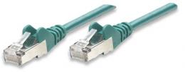 Netzwerkkabel, Cat5e, SF/UTP INTELLINET CCA, Cat5e-kompatibel, RJ45-Stecker/RJ45-Stecker, 7,5 m, grn