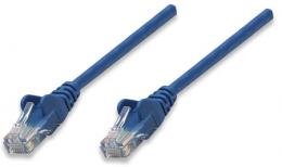 Netzwerkkabel, Cat5e, U/UTP INTELLINET CCA, Cat5e-kompatibel, RJ45-Stecker/RJ45-Stecker, 20,0 m, blau
