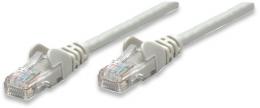 Netzwerkkabel, Cat5e, U/UTP INTELLINET CCA, Cat5e-kompatibel, RJ45-Stecker/RJ45-Stecker, 3,0 m, grau