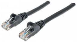 Netzwerkkabel, Cat6, U/UTP INTELLINET CCA, Cat6-kompatibel, RJ45-Stecker/RJ45-Stecker, 1,5 m, schwarz