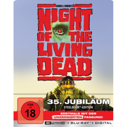 Night of the Living Dead (1990)      (Limitiertes Steelbook, 4K-UHD+Blu-ray)