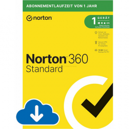 Norton 360 Standard  ESD   1 Gert 1 Jahr (Download)