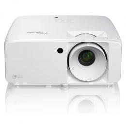 Optoma HZ151X Full HD Laser Beamer mit 5.000 ANSI Lumen und App Kompatibel mit 4K-UHD und HDR, Bildeinstellungen über Smart App einstellbar, 120Hz für