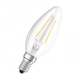 OSRAM 2,8-W-LED-Kerzenlampe, E14, 250 lm, warmweiß, klar, dimmbar